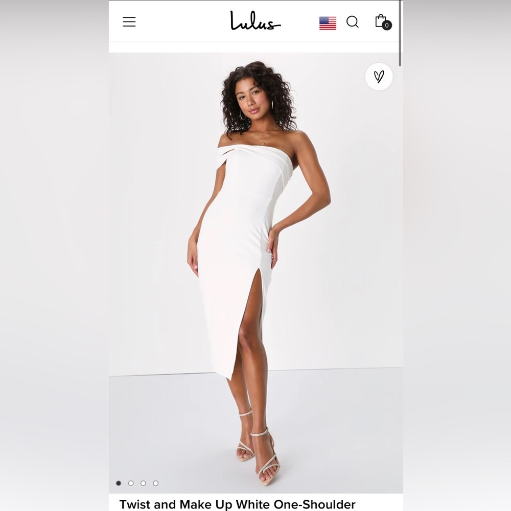 Small white dress, NWT